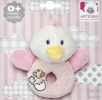 bebe-pollito-peluche-rosa